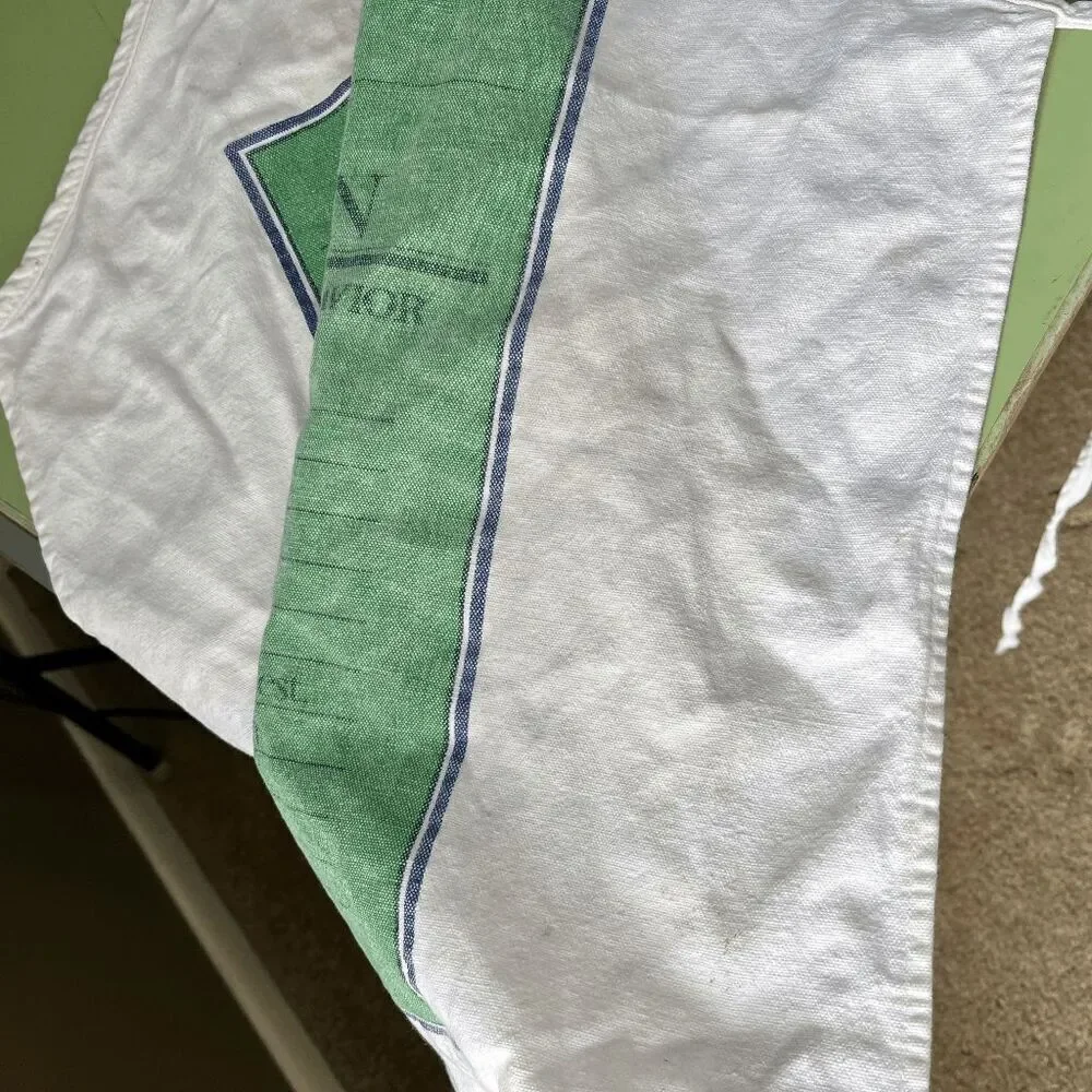VTG 80s Official Preppy Bar Apron Workman NYC Nantucket Humor Rare